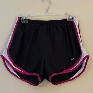 Nike Tempo Women's Black and Pink Athletic Shorts